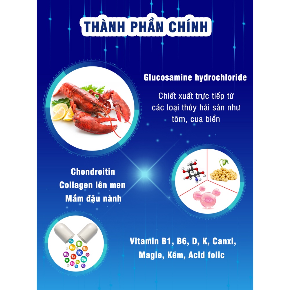 Bộ sản phẩm hỗ trợ xương khớp Orihiro, tăng cường và tái tạo sụn khớp