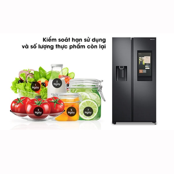 Tủ Lạnh SAMSUNG INVERTER 616L SBS RS64T5F01B4/SV - Hàng Chính Hãng, Bảo Hành 2 Năm