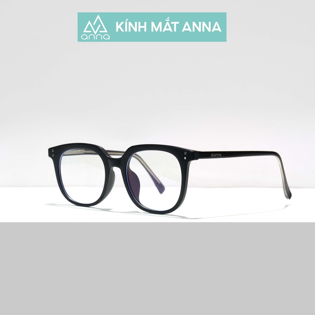 Gọng kính mắt thời trang ANNA nam nữ dáng tròn chất liệu nhựa cao cấp 250CN012