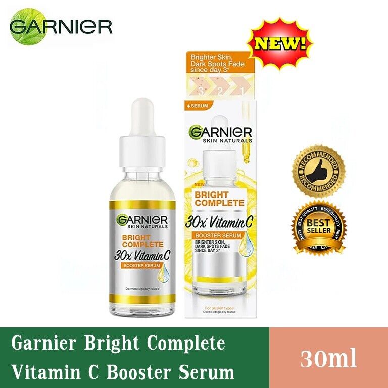 Tinh chất tăng cường sáng da mờ thâm Garnier 30ml