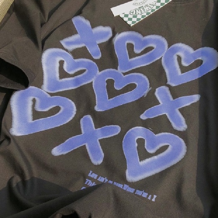 NRVP Áo Thun Unisex Mùa Hè Dáng Suông Tay Cộc Phong Cách Hàn Quốc Cho Nam Nữ