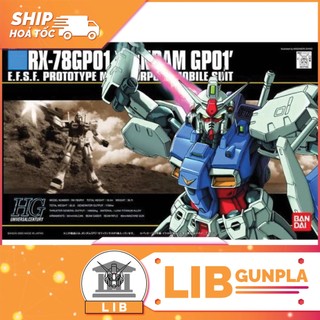 Mô hình lắp ráp Gundam HG UC Gundam GP01 Zephyranthes