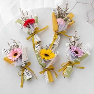  PPhụ Kiện Sinh Nhật  FREESHIP💝  Bó Hoa Sáp Khô Hướng Dương Mini 