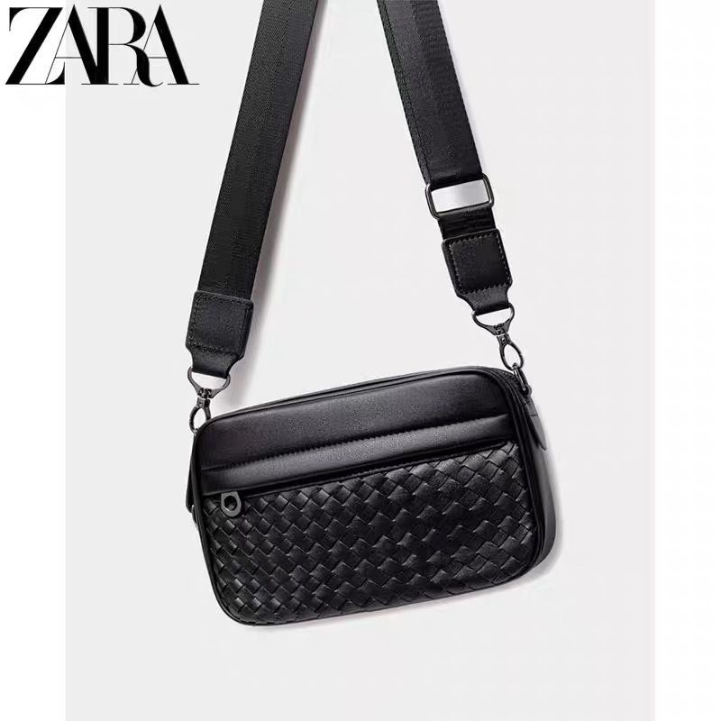Túi Đeo Chéo Vuông Nhỏ Hiệu Zara Thời Trang Dễ Phối Đồ Cho Nam