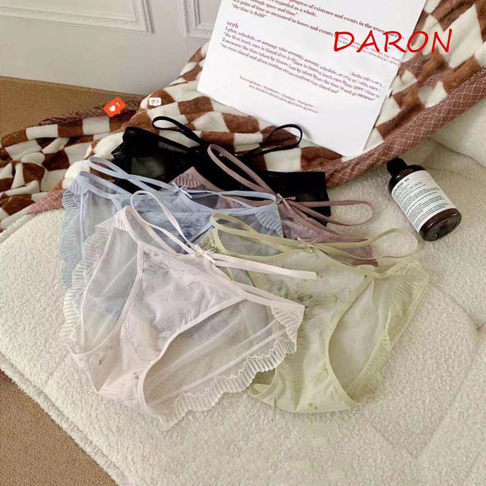 Quần Lót Lưới Cotton Thoáng Khí Nhiều Màu Quyến Rũ Cho Nữ