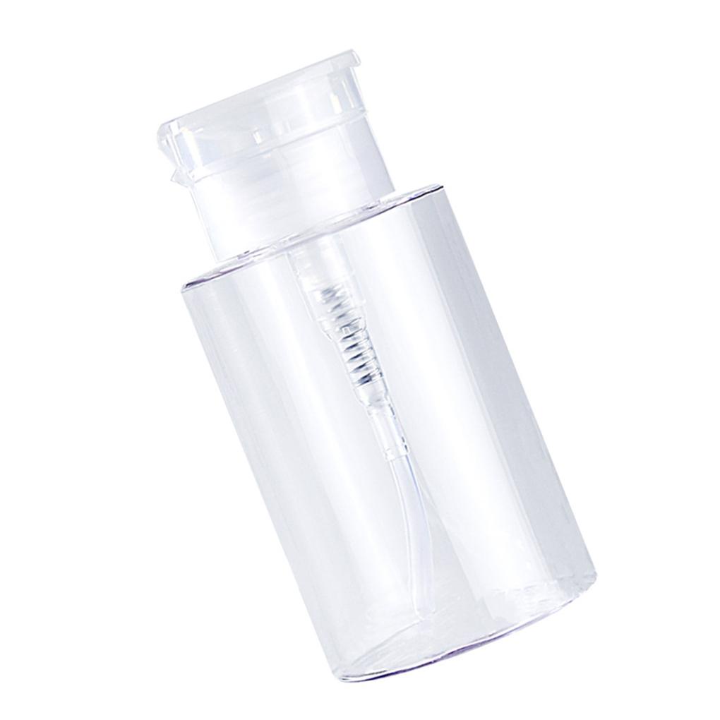 Chai Rỗng Trong Suốt Dạng Nhấn Đựng Mỹ Phẩm Tiện Dụng