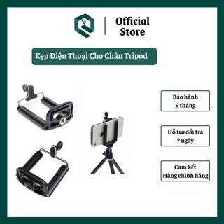 Đầu kẹp điện thoại tripod 1/4 dùng cho chân máy ảnh, tripod
