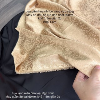 Vải Gấm lụa Hoa, Lụa Gấm Hoa Gió- May Áo Dài, Áo Bà Ba, Bộ Lụa- Loại Đẹp Nhất.