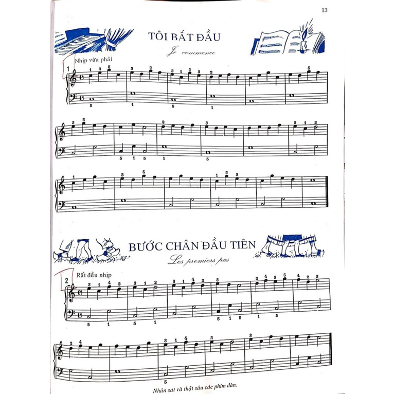 Sách - Methode Rose: Phương Pháp Học Đàn Piano, Organ Dễ Hiểu