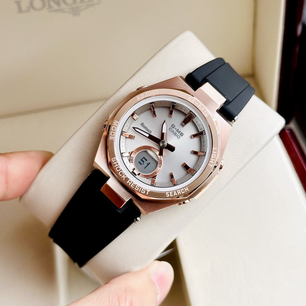 Đồng hồ nữ dây nhựa Casio Baby G MSG B100G 1A