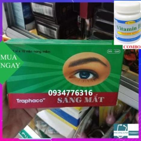 Combo Vitamin B1 chai 100 viên+ Sáng mắt traphaco