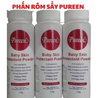 Phấn rôm cho bé phấn rôm sẩy cho bé sơ sinh phấn rôm sẩy Pureen 175g hàng nhập khẩu chính hãng