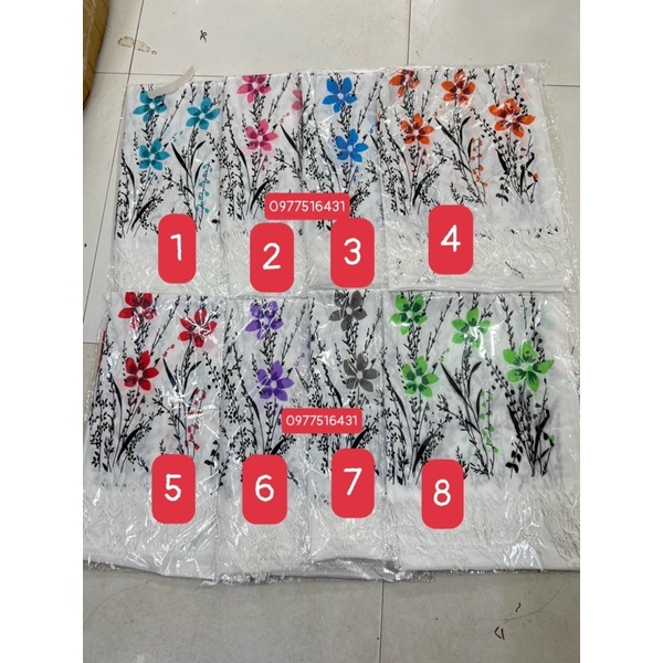 Khăn thổ Cẩm Sa Pa Hoa Lúa