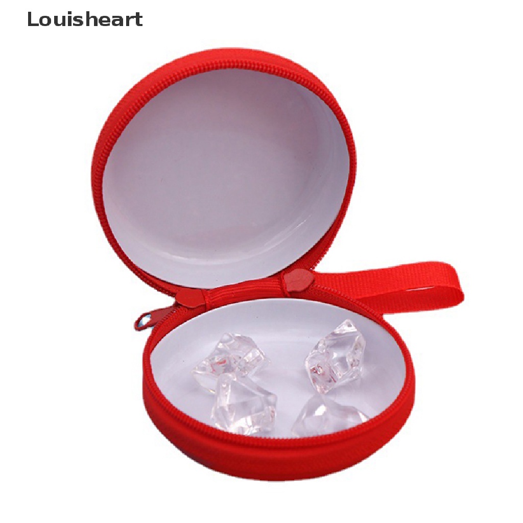 Louisheart Ví Đựng Tiền Xu / Tai Nghe / Tiền Xu Hình Vuông / Tròn Họa Tiết Thỏ Hoạt Hình TFG