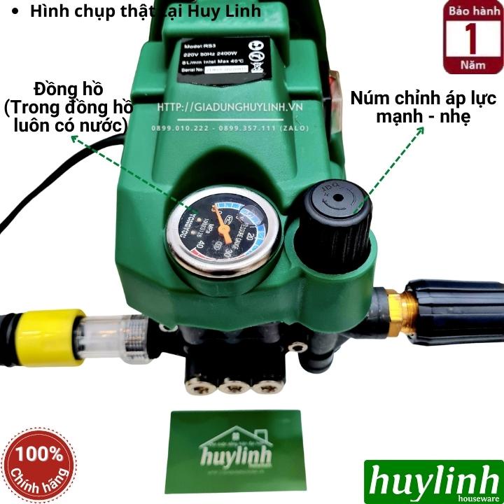 Máy xịt rửa xe chỉnh áp Zukui RS3 - Công suất 2400W - Áp lực 120 bar - Hàng chính hãng