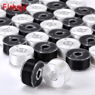 Set 20 Suốt Chỉ Màu Trắng Đen Cho Máy May