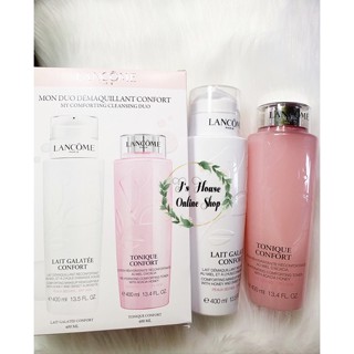 Bộ Lancome Mon Duo Demaquillant Confort set tẩy trang 400ml và nước hoa hồng 400ml
