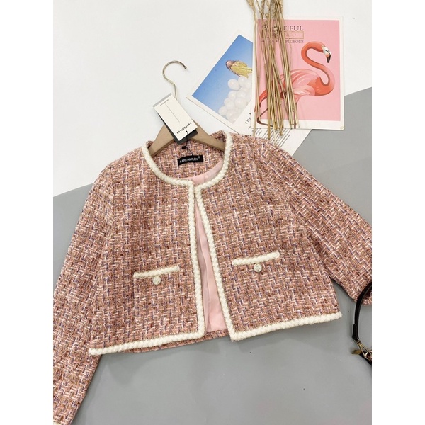 Áo dạ hồng 2 lớp