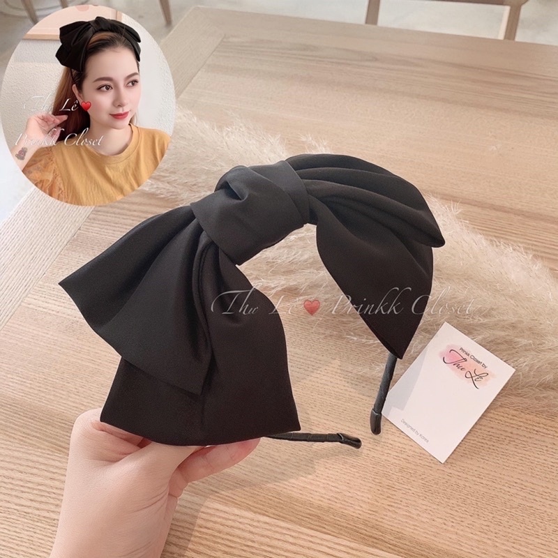 Bờm Vấn Nhung / Băng Đô tóc / Cài Tóc xinh / bờm nơ , phụ kiện tóc nữ trẻ trung ,năng động - Hari Korea Accessories