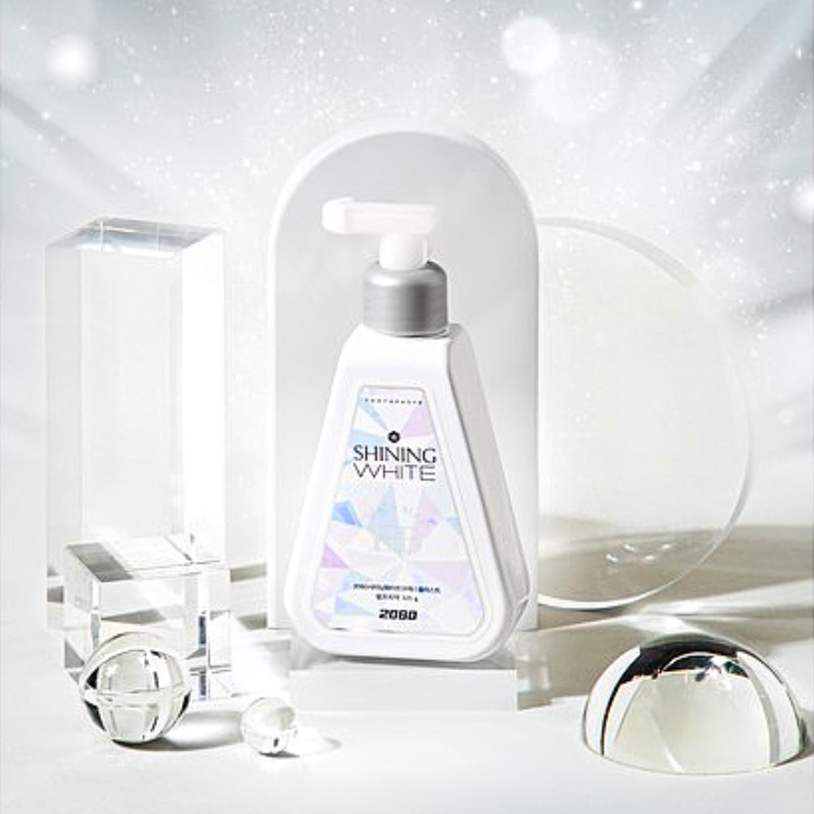 Kem đánh răng làm trắng cao cấp dạng vòi tiện lợi 2080 Shining White Pump Toothpaste 325g