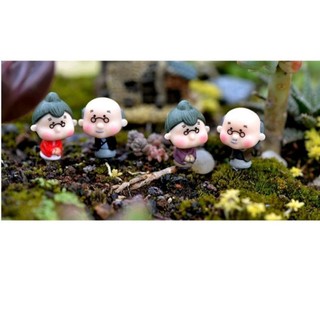 Cặp ông bà mini trang trí tiểu cảnh Terrarium....
