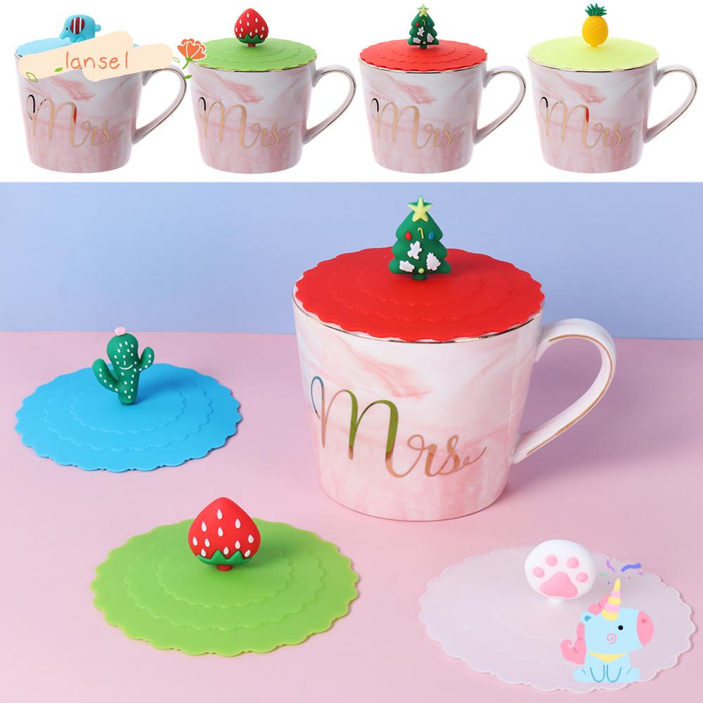 Nắp Cốc Cà Phê Trà Bằng Silicone Tái Sử Dụng Chống Bụi