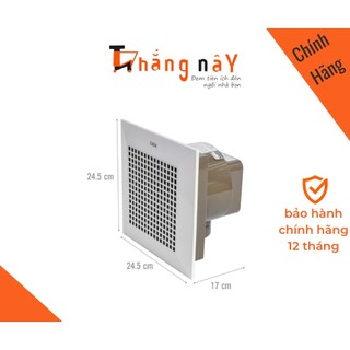 QUẠT HÚT ÂM TRẦN LIOA EVF24CU7 CÓ ỐNG THỔI NGANG