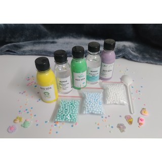 Kit làm slime basic - dụng cụ làm slime cơ bản, an toàn, đơn giản
