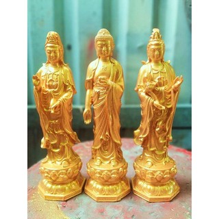 Tượng Bộ Phật Tây Phương Tam Thánh