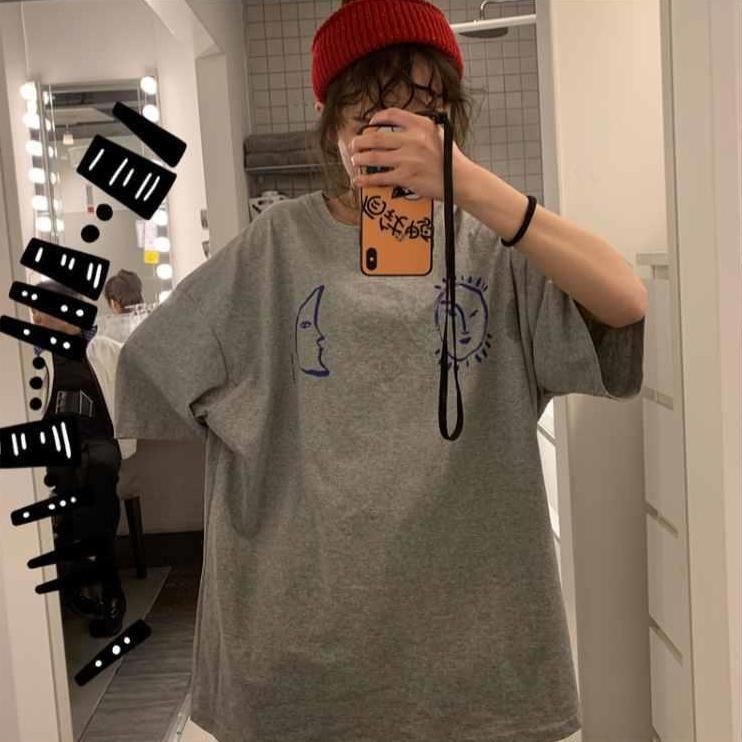 Áo Thun Nữ Tay Lửng Oversize