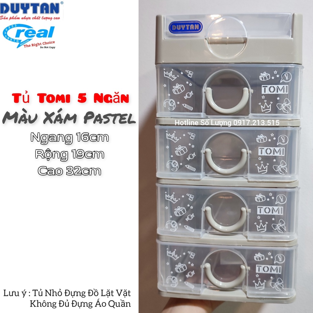 Tủ nhựa duy tân TOMI Mini 5 Ngăn
