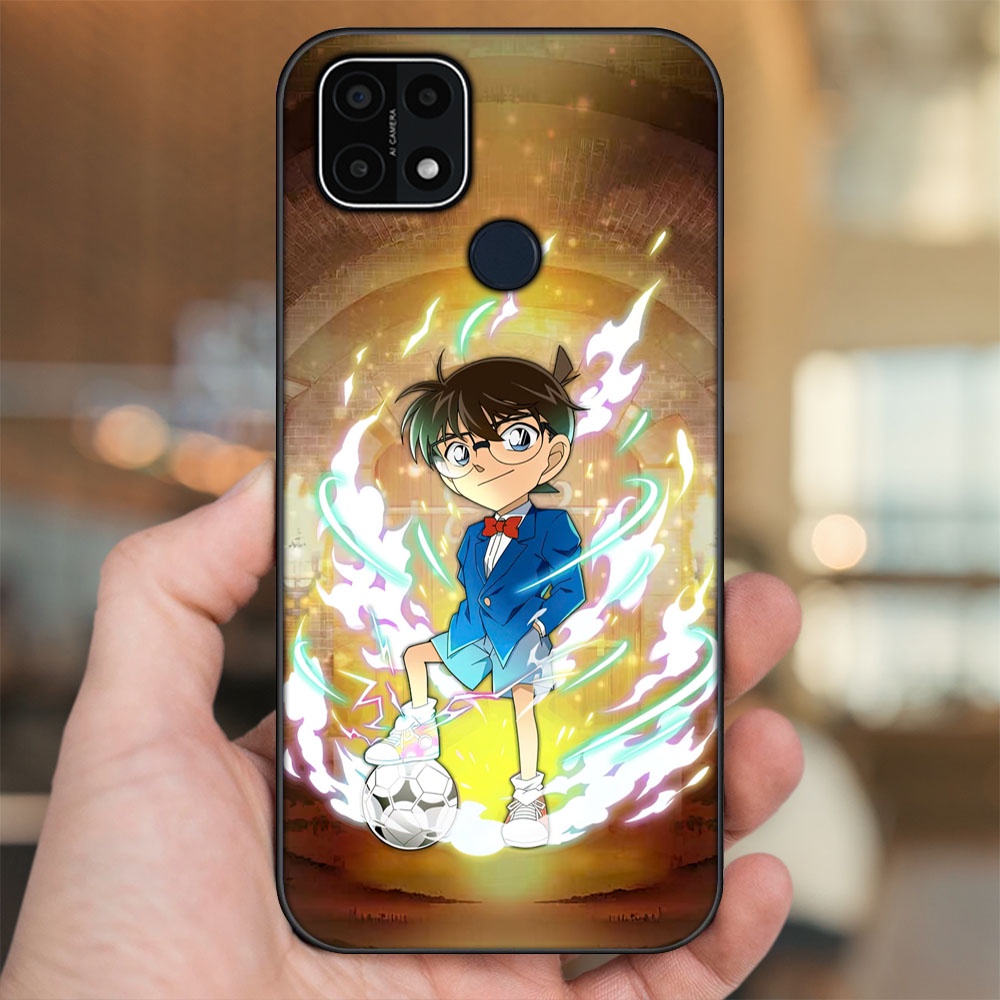 Ốp lưng Oppo A15, A15s viền đen in hình Shinichi Conan Thám Tử Lừng Danh
