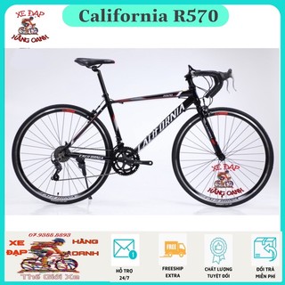 Xe đạp thể thao đua California R570 mẫu mới 2022 Bộ chuyển động Shimano chính hãng