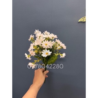 Cành cúc hoạ mi- hoa lụa