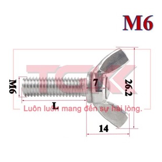 Bulong tai hồng mạ kẽm M6
