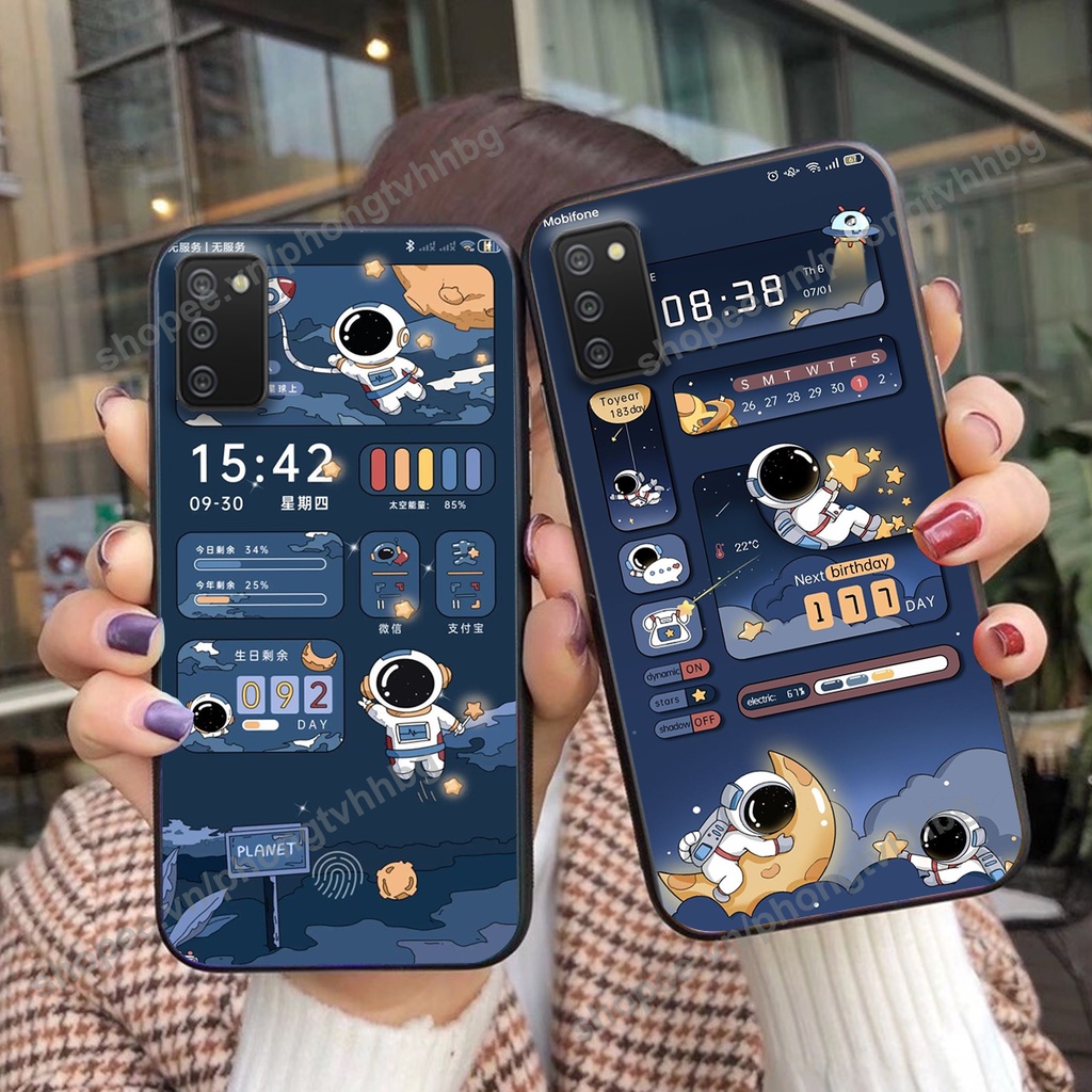 Ốp lưng Samsung A02s / A03s phi hành gia hoạt hình 3D cute giá rẻ