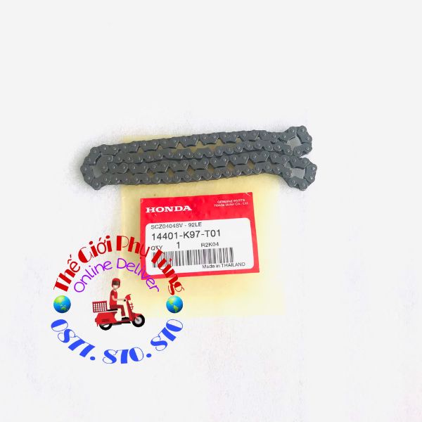 Sên  cam 92 mắt Vario, Click thái, Ab 125, PCX, SH Việt... Zin Honda Thái Lan - 14401-K97-T01