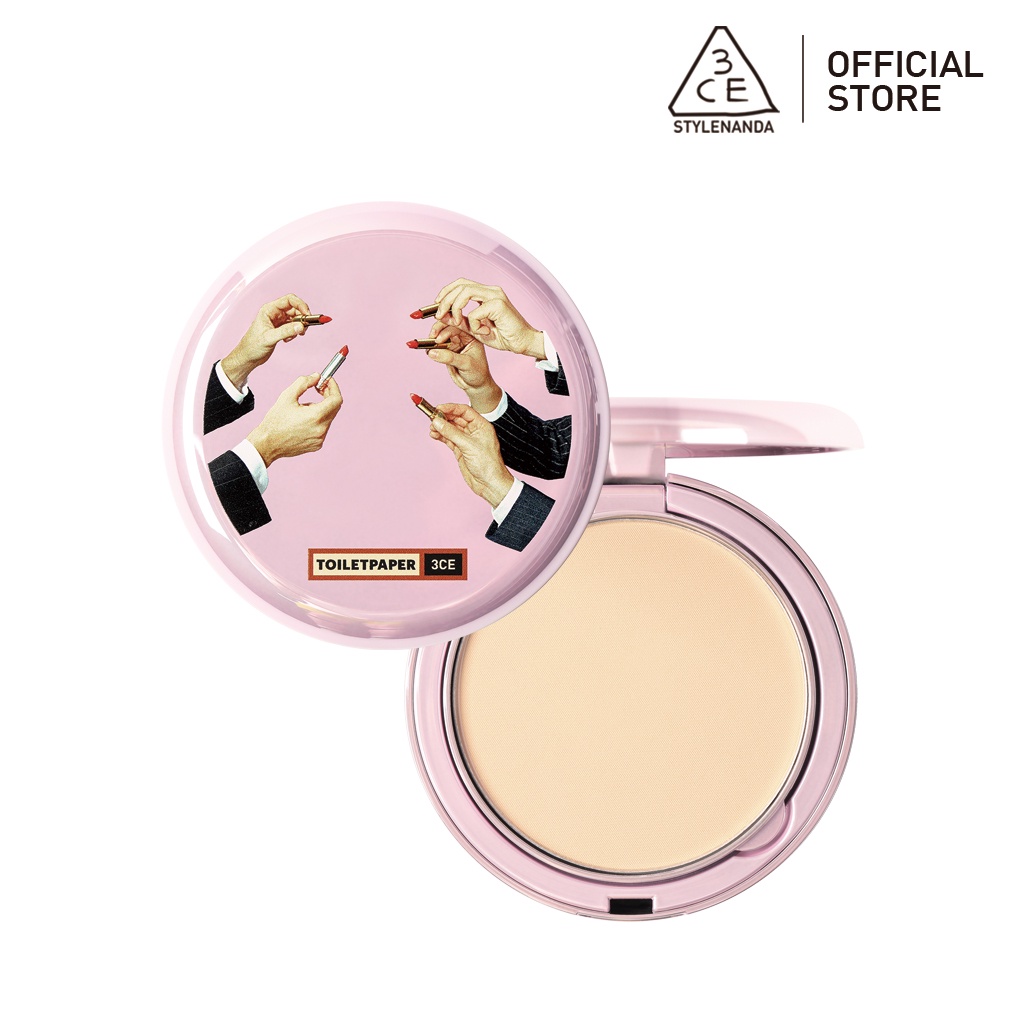 Phấn phủ 3CE cố định lớp trang điểm sử dụng tiện lợi 3CE Makeup Fix Powder  9g | Official Store Face Make up Cosmetic