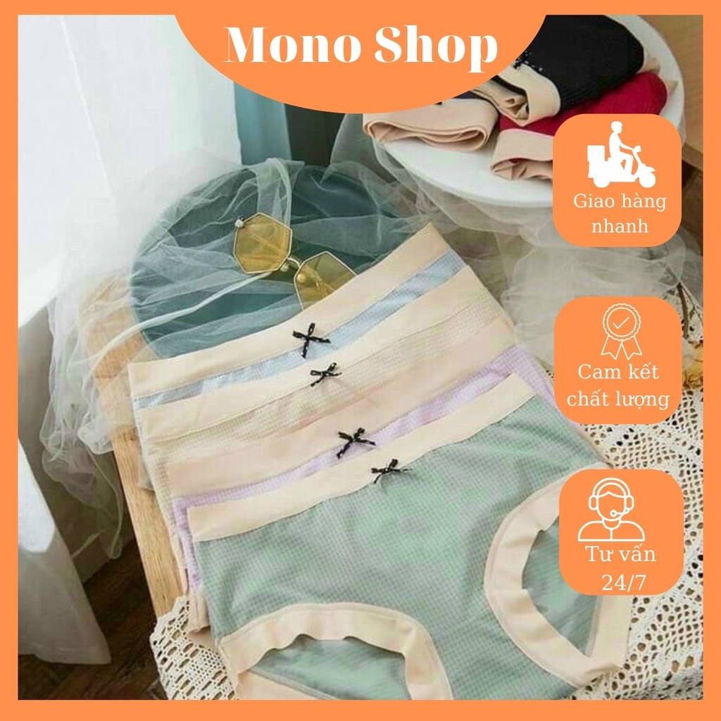 Combo 4 quần lót nữ chất su mát mềm co giãn 4 chiều