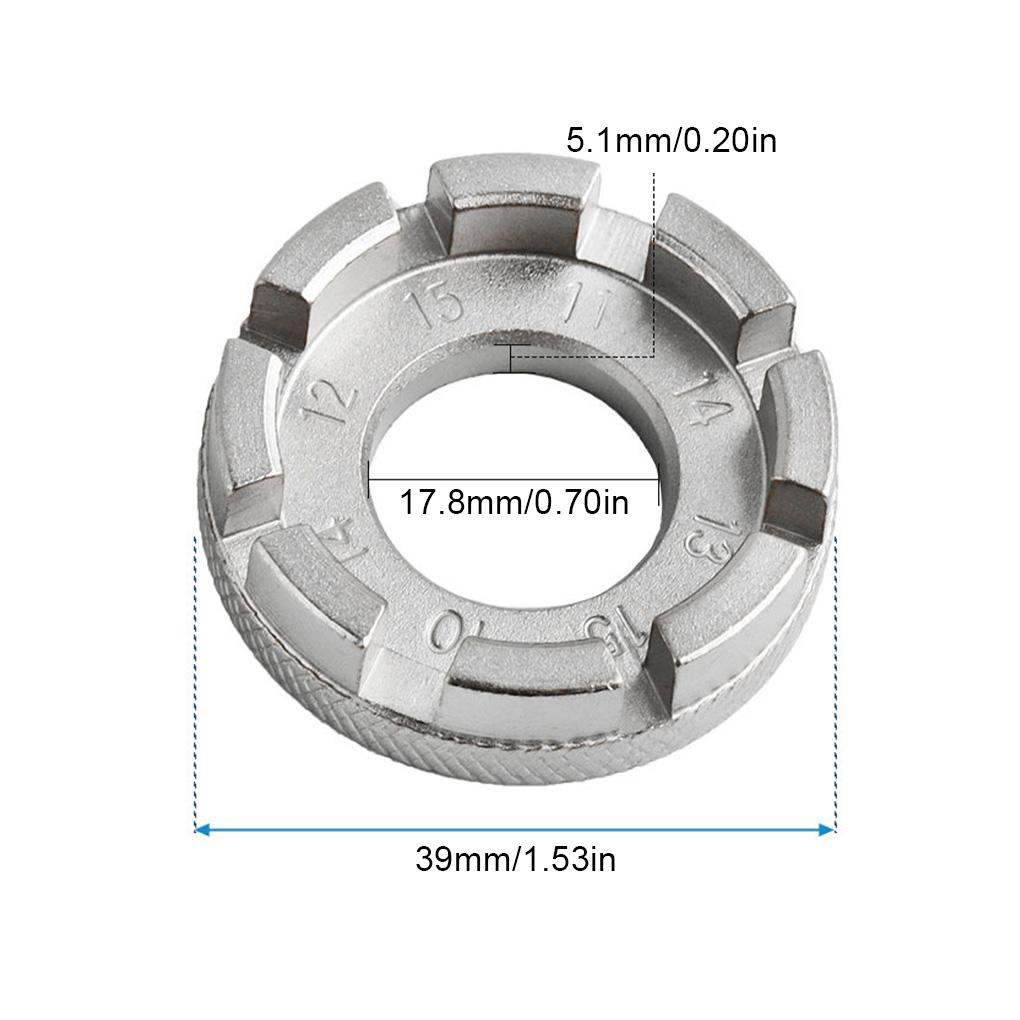 Cờ Lê Thép 8 Chiều Chống Trượt Chống Gỉ Chuyên Dụng Sửa Chữa Xe Đạp