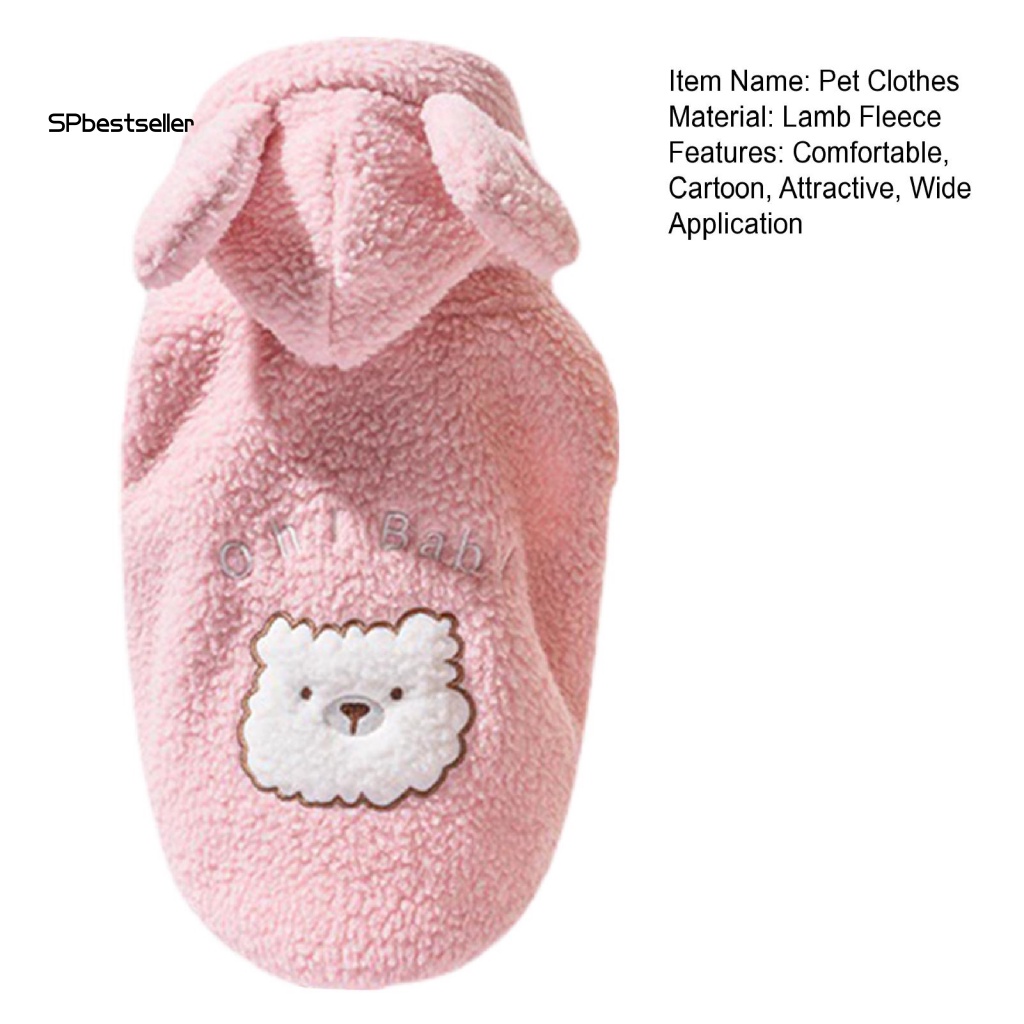 Áo Khoác Lông Cừu Mềm Mại Co Giãn Thời Trang Mùa Đông Cho Chó Cưng