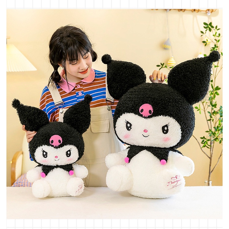 Gấu Nhồi  Bông Siêu Dễ Thương My Melody Kuromi Size Bự Phong Cách Nhật Bản Size 40cm - 120cm - Babi mama - G92