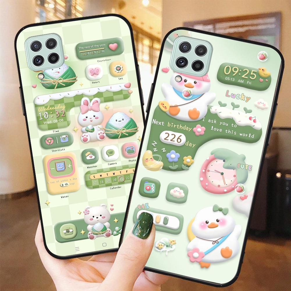 Ốp lưng điện thoại Samsung a22 4G / ss a22 5G / ss m32 / ss m62 in hình 3d hot chen cute dễ thương