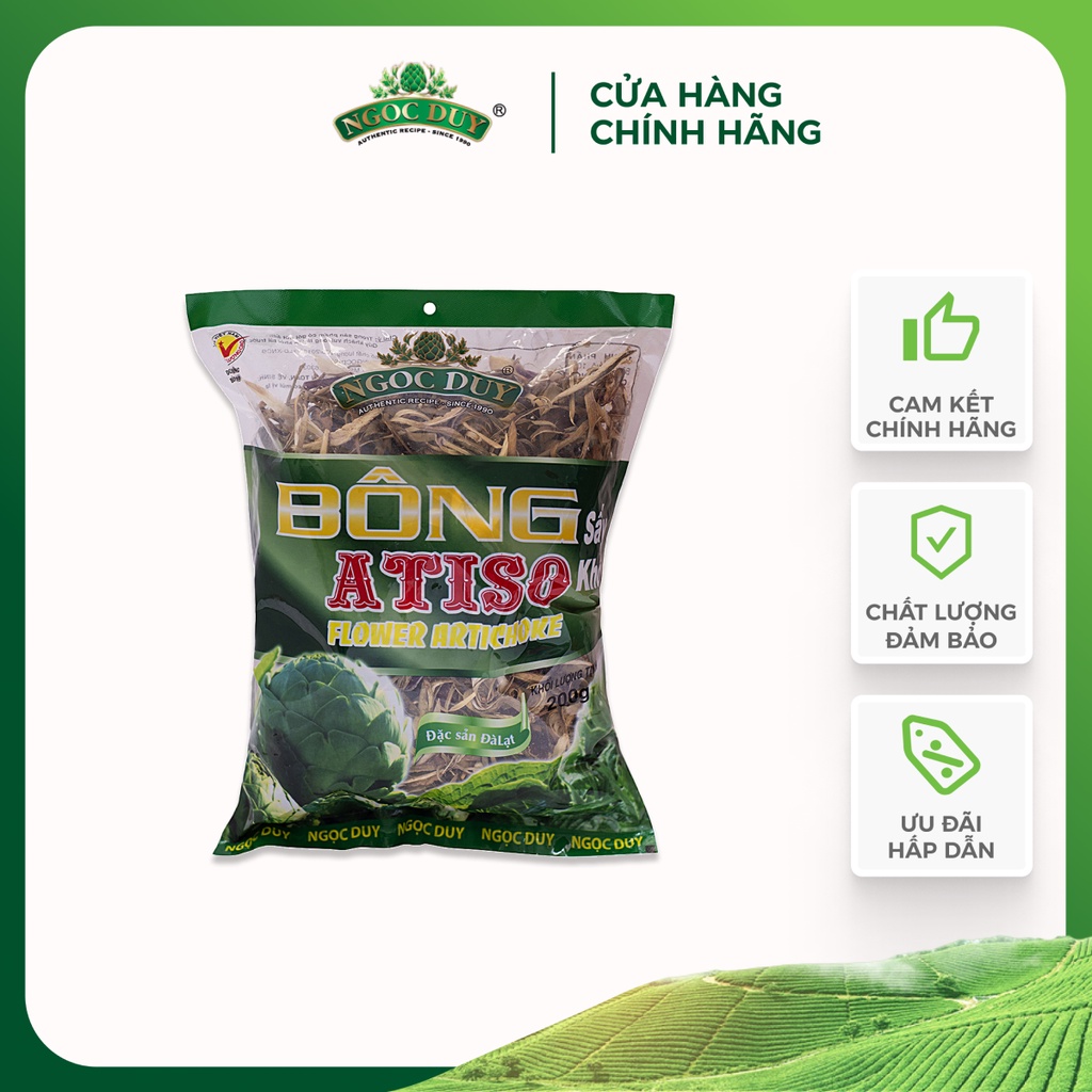 Bông Atiso hoa Actiso sấy khô 200g mát gan, giải độc - Thực phẩm dùng để nấu ăn hoặc trà