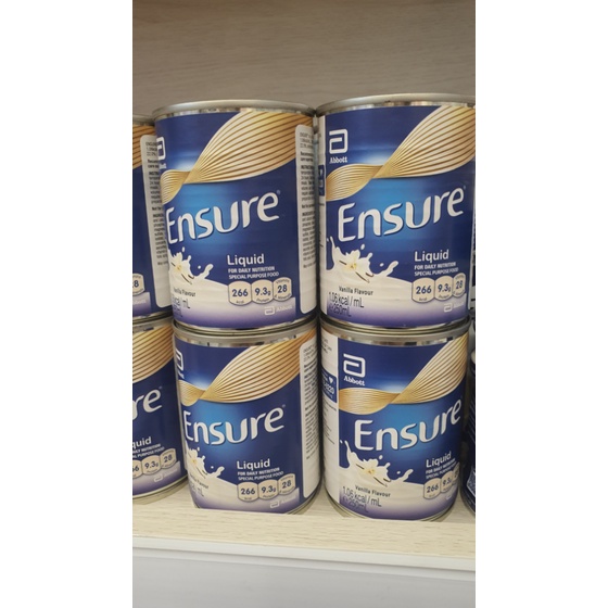 Sữa nước Ensure 250ML hương vanilla - Lon Thiếc