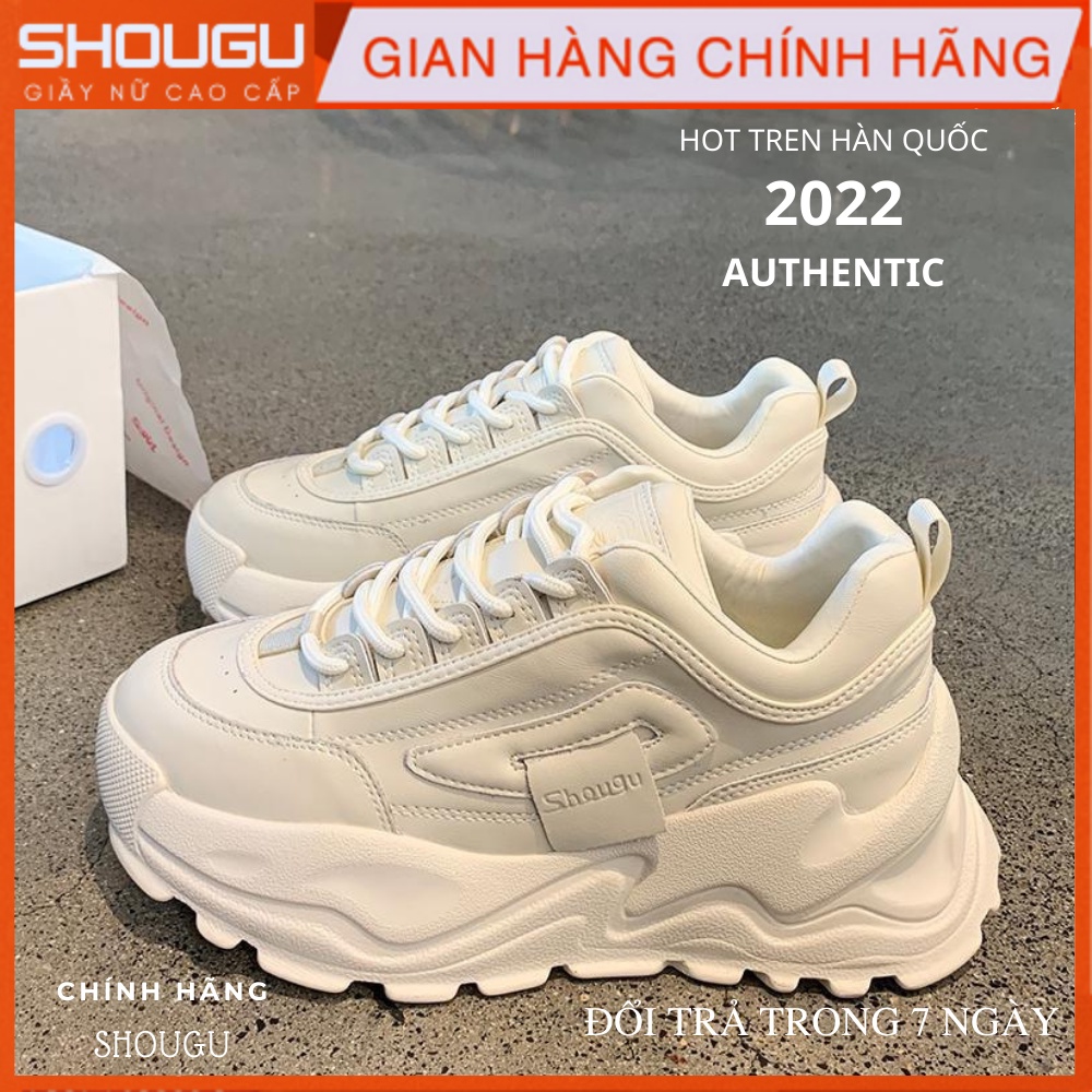 Giầy thể thao đế độn nữ ( CHÍNH HÃNG SHOUGU ) phong cách đường phố mã N995 mẫu mới 2022