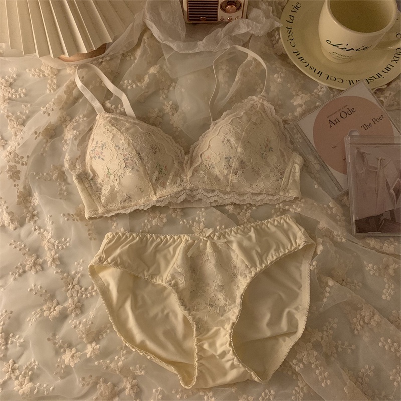 Set Áo Lót Nâng Ngực & Quần Lót Nữ Phối Ren Mềm Mại | BigBuy360 - bigbuy360.vn
