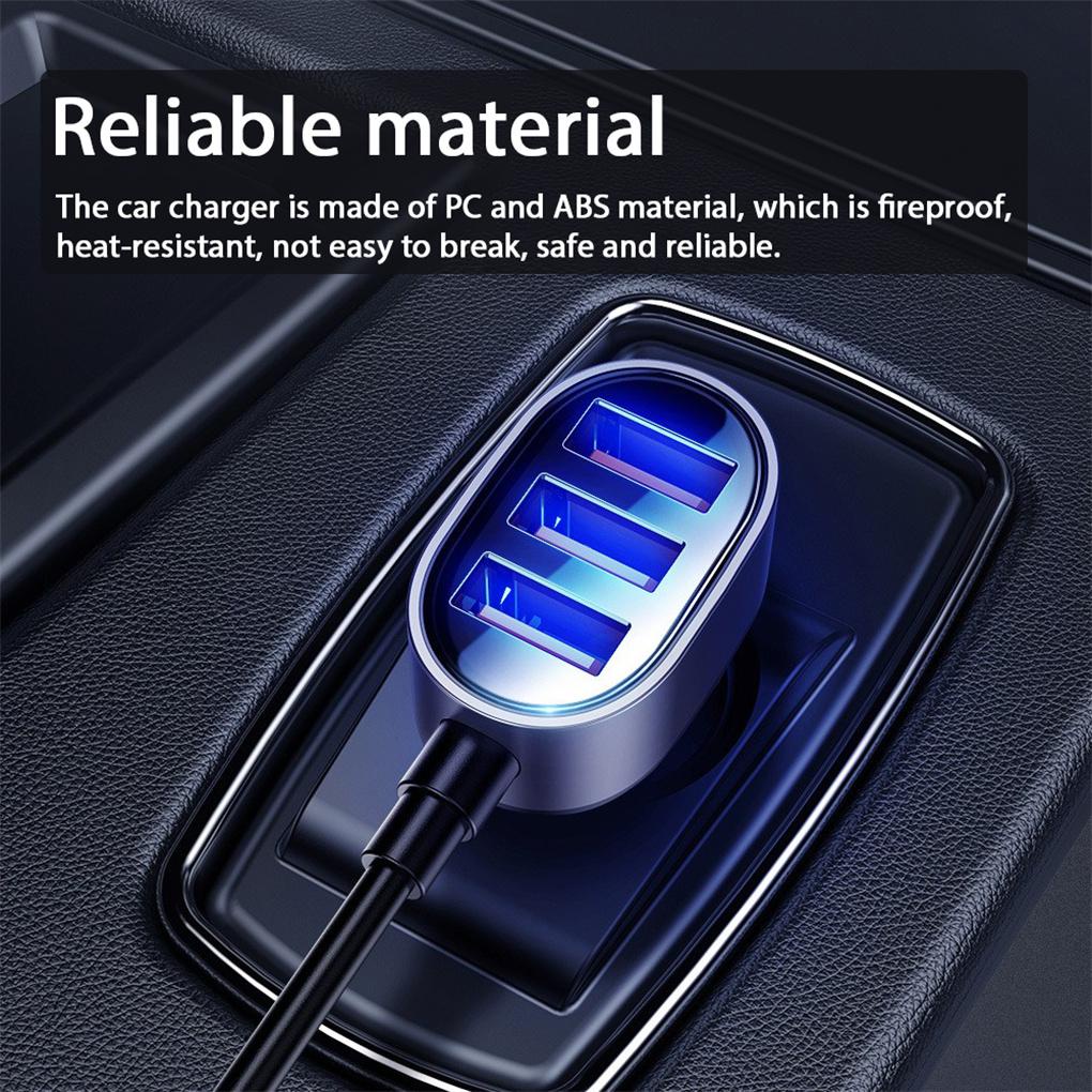 Củ Sạc Nhanh Nhiều Cổng USB Cho Xe Hơi