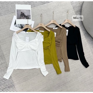 Áo thun xoắn ngực qcl1