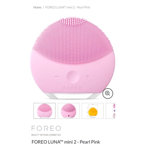 [Auth] Máy rửa mặt Foreo Luna mini 2 Pink - Midnight